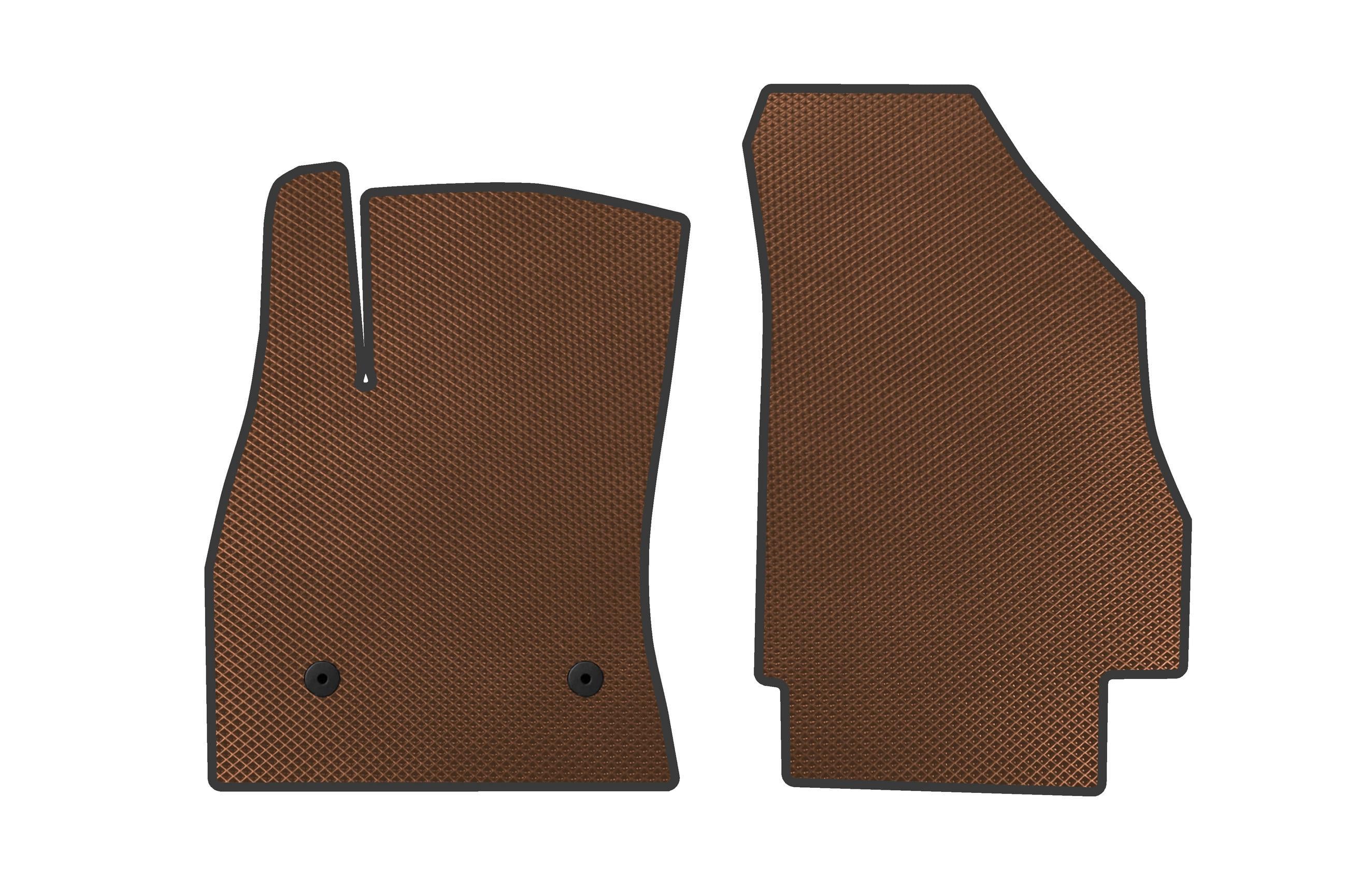 Коврики автомобильные Digital Designs EVA для Fiat Doblo III 2023- гг. этилвинилацетат Коричневый (183510)