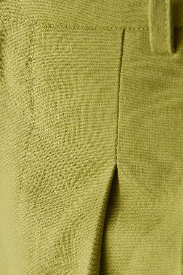 Штани Misspap льон/віскоза Оливковий (29502656) - фото 3