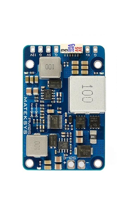 Модуль живлення Matek PM12S-3 9–55V 3xBEC для APM/Pixhawk/Ardupilot PX4 FPV та RC-дронів (00-00028122)