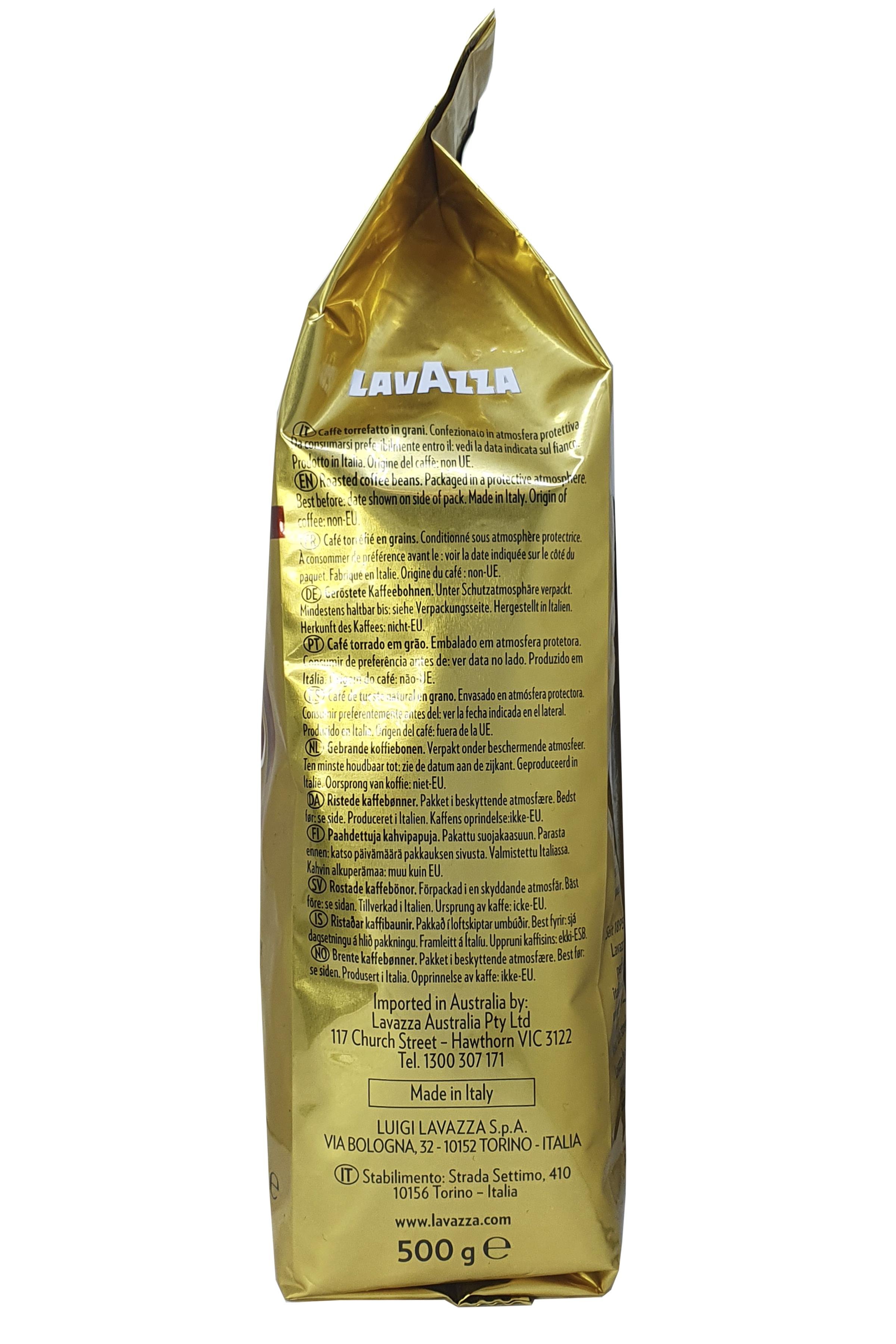 Кава Lavazza Qualita Oro зерно 500 г (53638) - фото 5 Кава Lavazza Qualita Oro зерно 500 г (53638) - фото 5