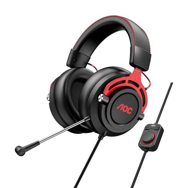 Наушники AOC GH300 Black/Red
