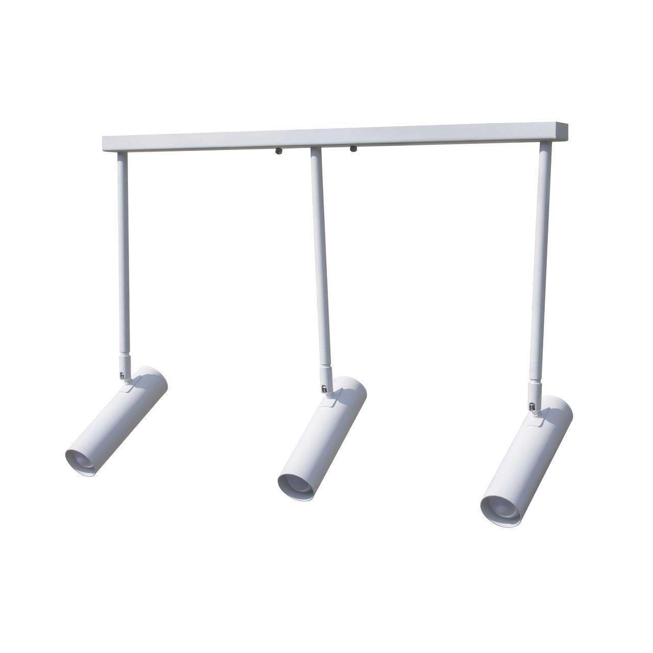 Светильник спот MSK ELECTRIC Telescope с поворотным механизмом под три лампы Е27 Белый (NL 1730-3 W) - фото 2 Светильник спот MSK ELECTRIC Telescope с поворотным механизмом под три лампы Е27 Белый (NL 1730-3 W) - фото 2