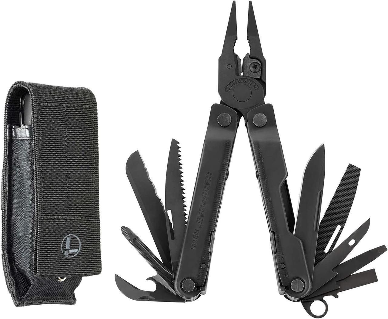 Мультитул Leatherman Rebar со сменными кусачками в чехле Black (000823)