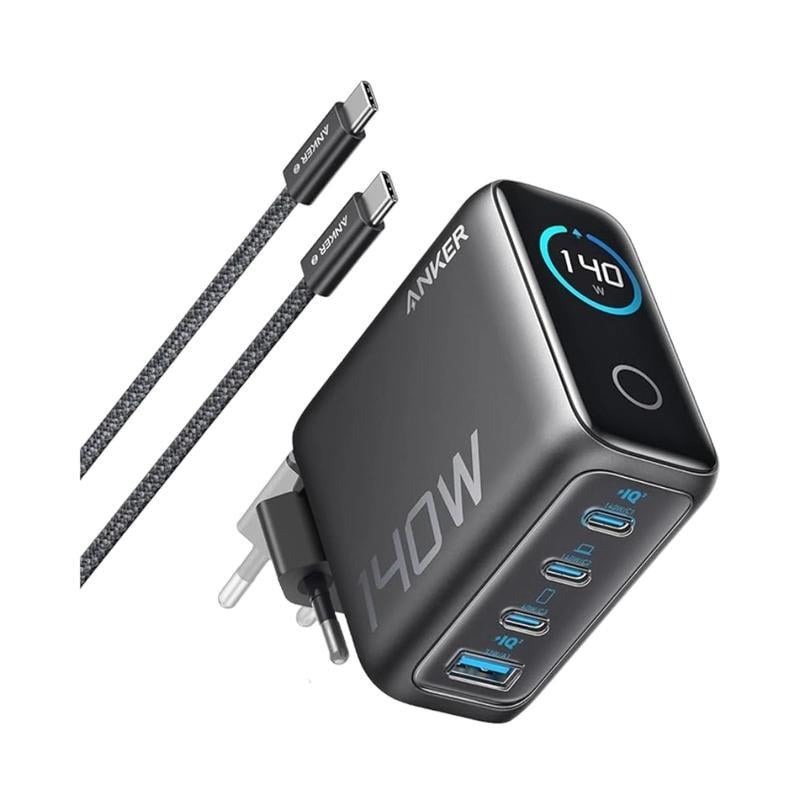 Зарядное устройство сетевое Anker 140W с дисплеем и кабелем 240w (35827235)