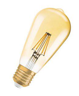 Лампа светодиодная Osram Vintage 1906 4W 230 V 410 lm 2400K E27 филаментная (4052899962095) - фото 2