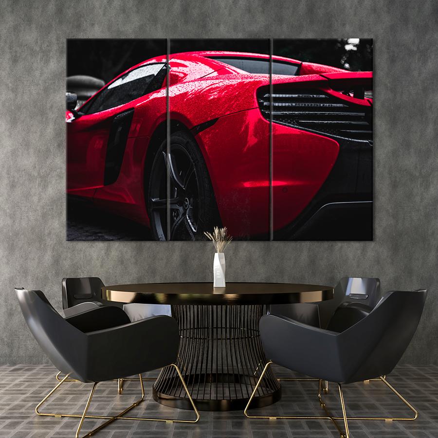 Картина Автомобиль Яркий суперкар McLaren MP4-12C 128x81 см (A1219-3)