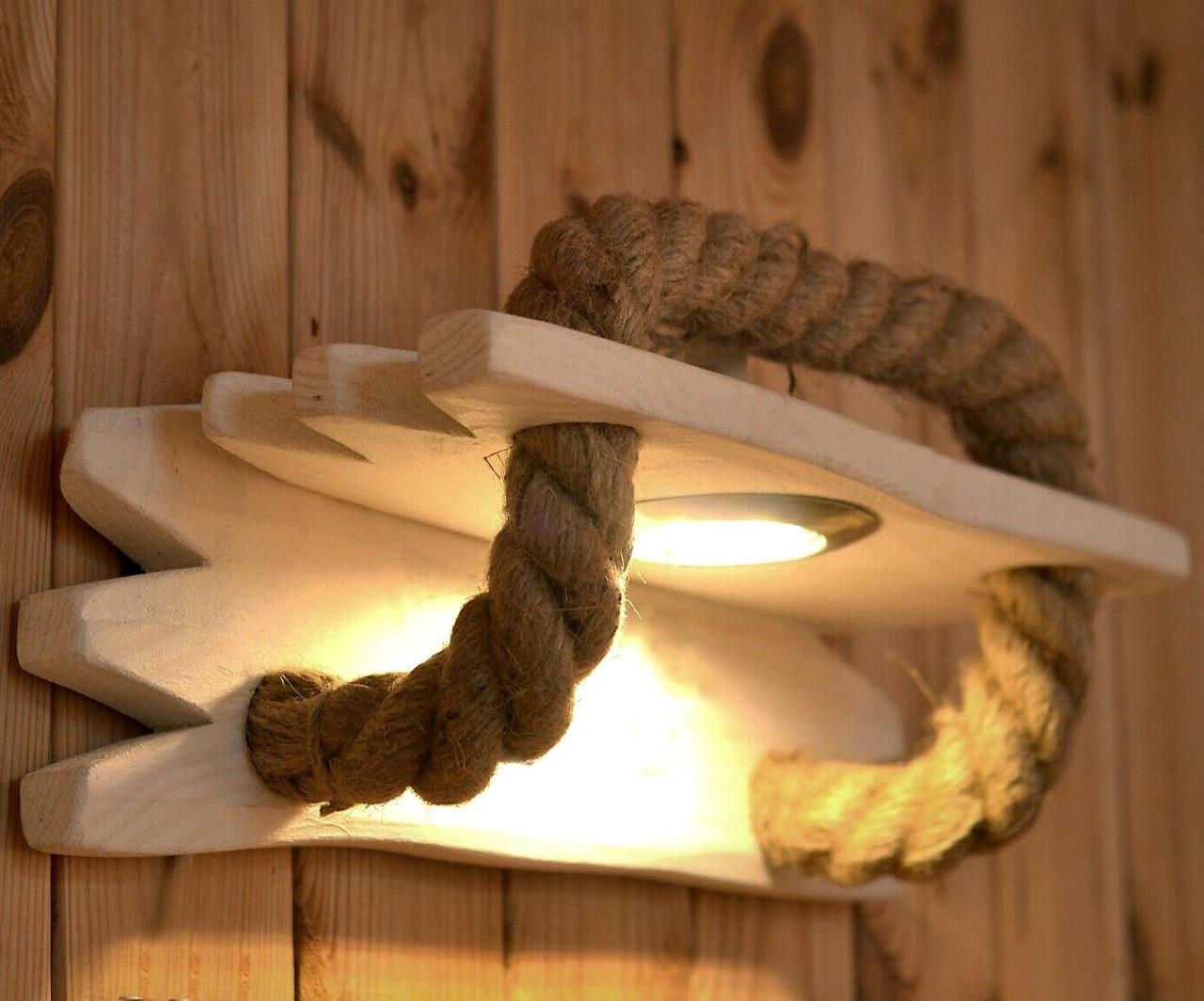 Светильник настенный из дерева Марбел Зефир (БРА-002220)