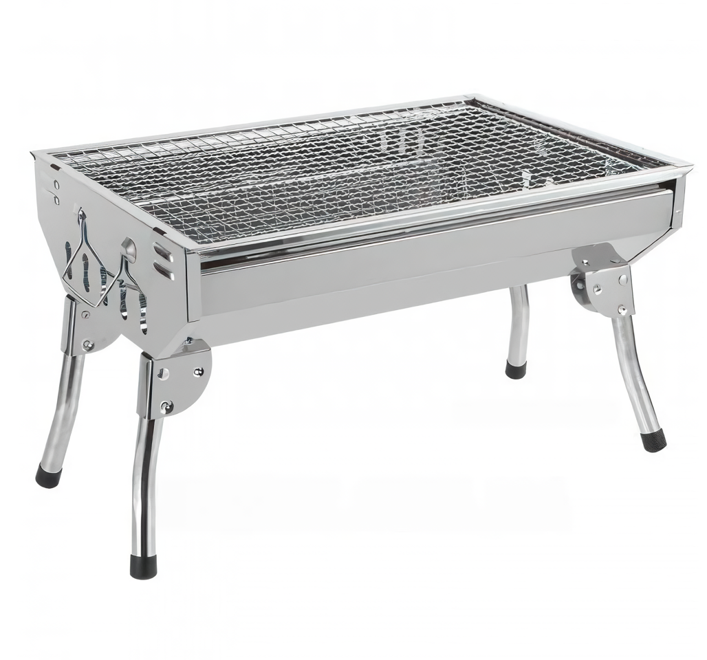 Мангал-барбекю с решеткой переносной складной (10337)