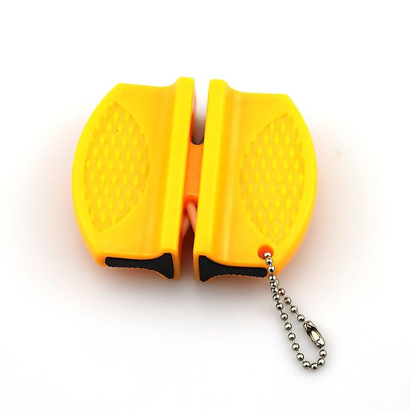 Точилка для ножей ручная Kayfovo TO-1 карманная Yellow (28943)