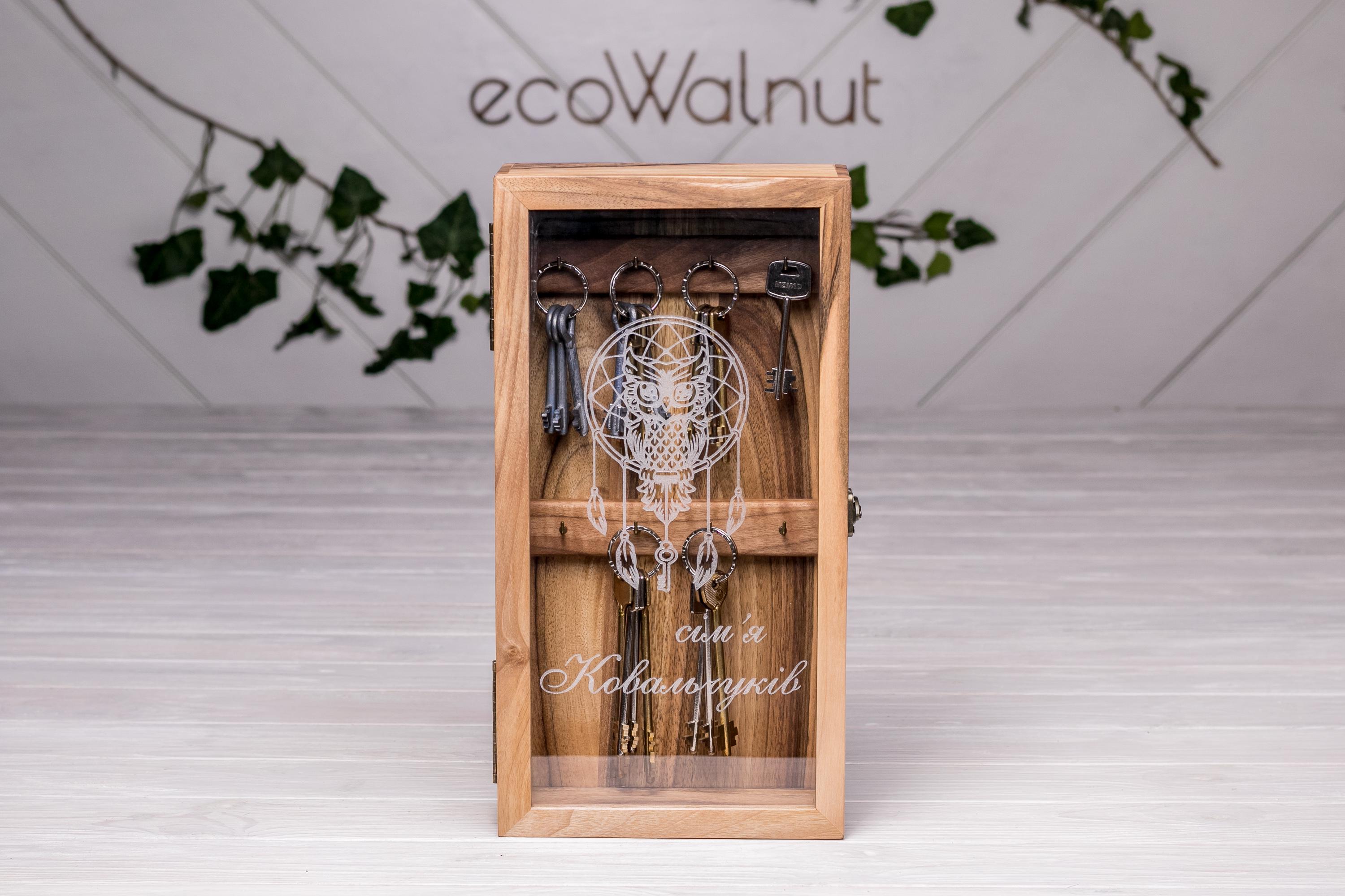 ᐉ Ключница для дома EcoWalnut настенная деревянная XL (EB-5.7) • Купить в  Киеве, Украине • Лучшая цена в Эпицентр