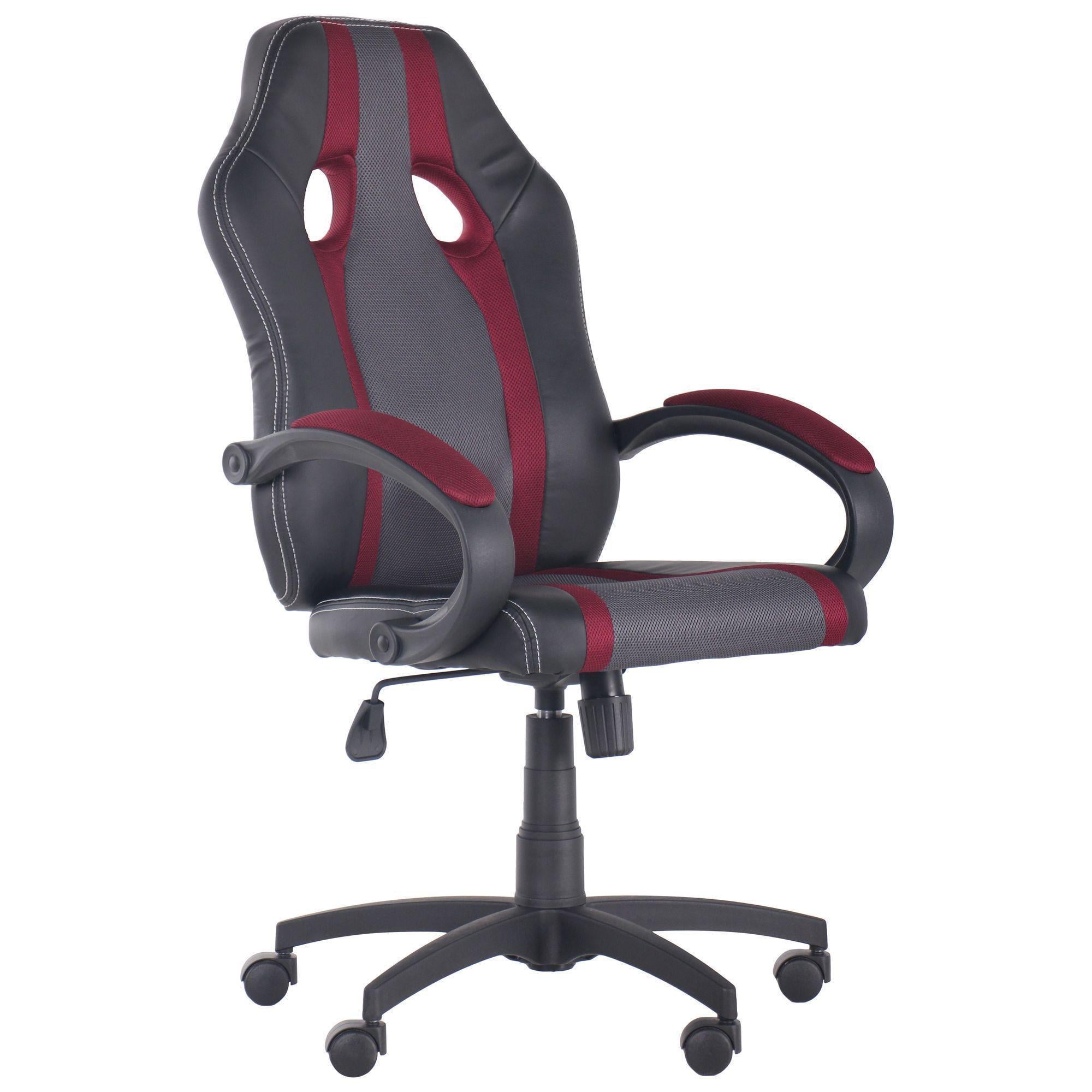 Геймерське крісло AMF Shift 1020+130х610х670 Сірий/Бордовий