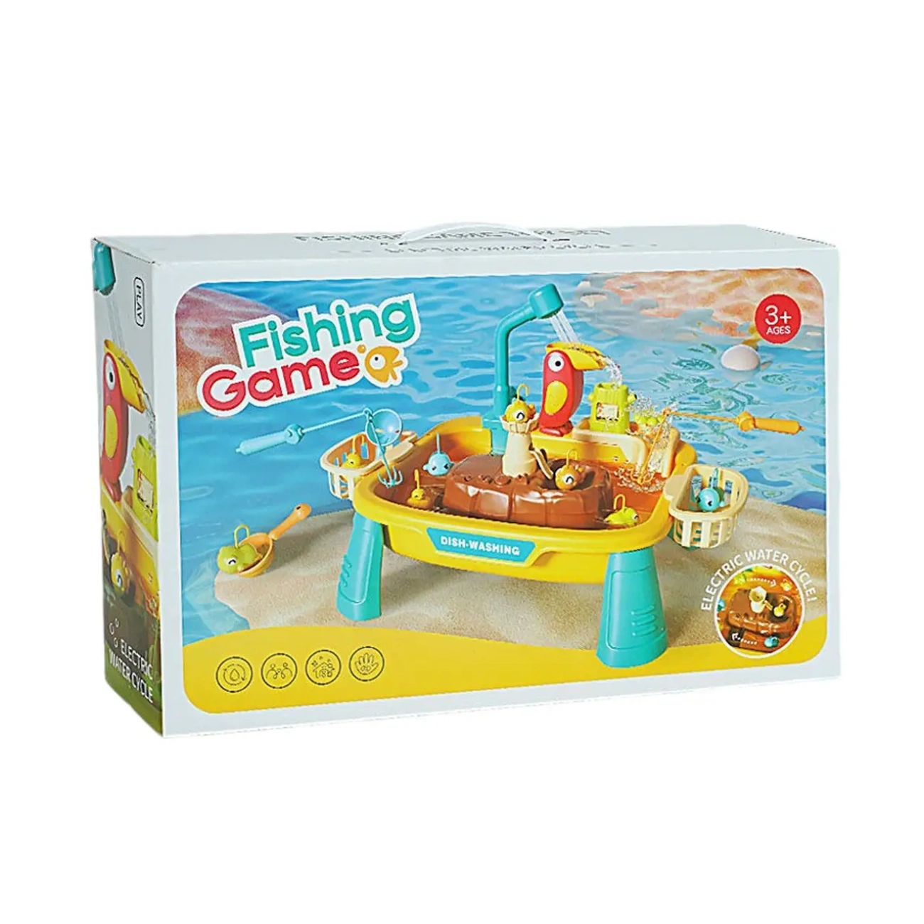 Набор игровой рыбалка с автоматической мельницей и электрическим круговоротом воды (29046131) - фото 2 Набор игровой рыбалка с автоматической мельницей и электрическим круговоротом воды (29046131) - фото 2