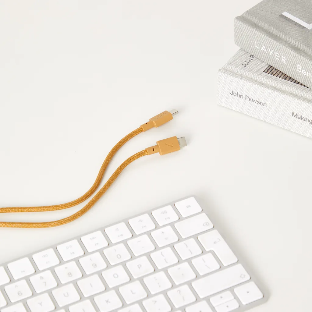 Кабель Native Union Belt Cable USB-C to USB-C Kraft 1,2 м (BELT-C-KFT-2-NP) - фото 5 Кабель Native Union Belt Cable USB-C to USB-C Kraft 1,2 м (BELT-C-KFT-2-NP) - фото 5