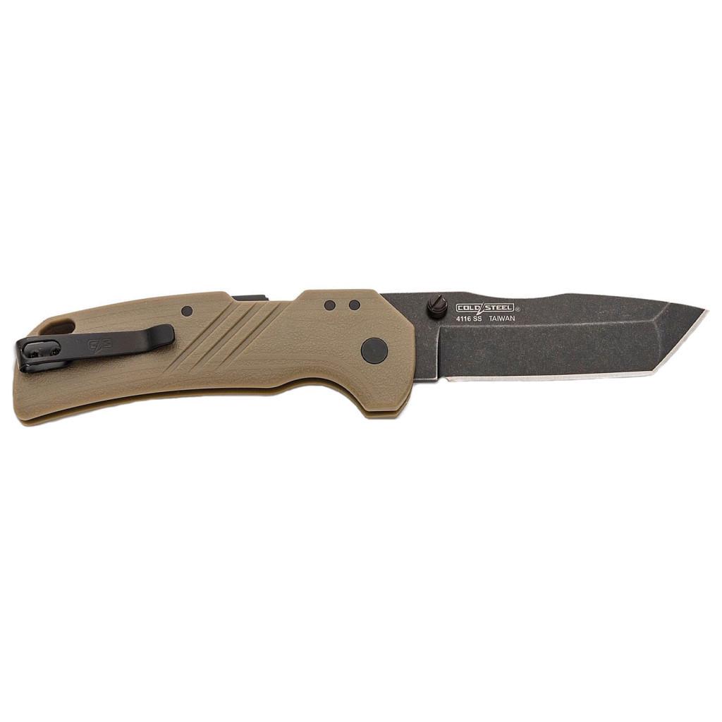 Ніж складаний мисливський Cold Steel Engage 3 Tanto FDE Point (m410987) - фото 2 Ніж складаний мисливський Cold Steel Engage 3 Tanto FDE Point (m410987) - фото 2