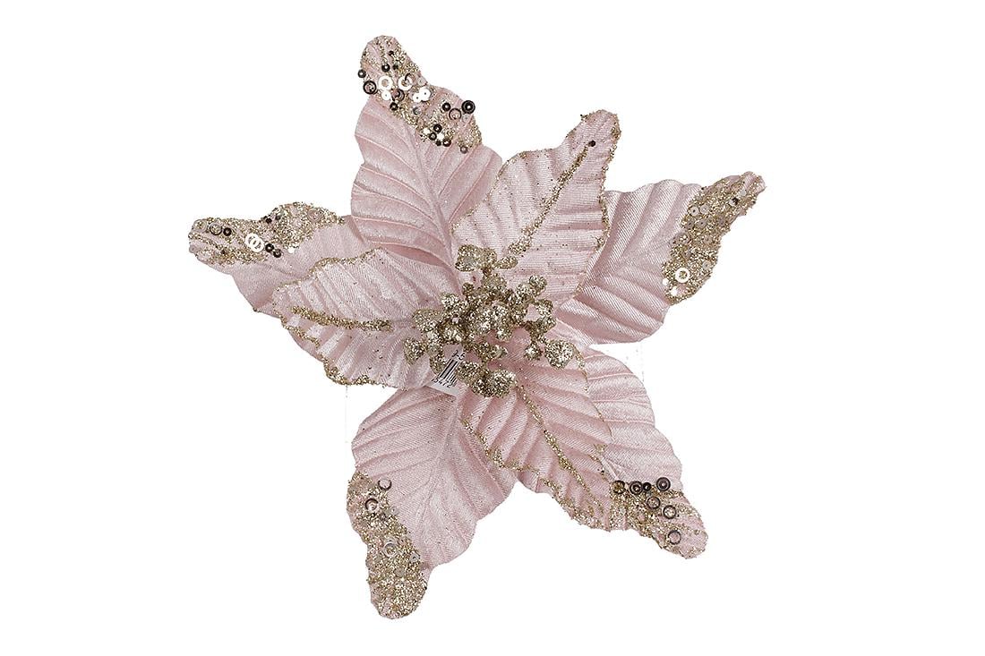 Цветок декоративный BonaDi Рождество 27 см (839-585)