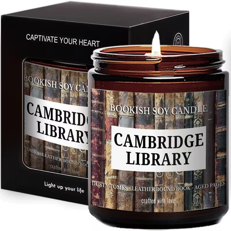 Аромасвечка Cambridge Library соевая 100 г (37243269)