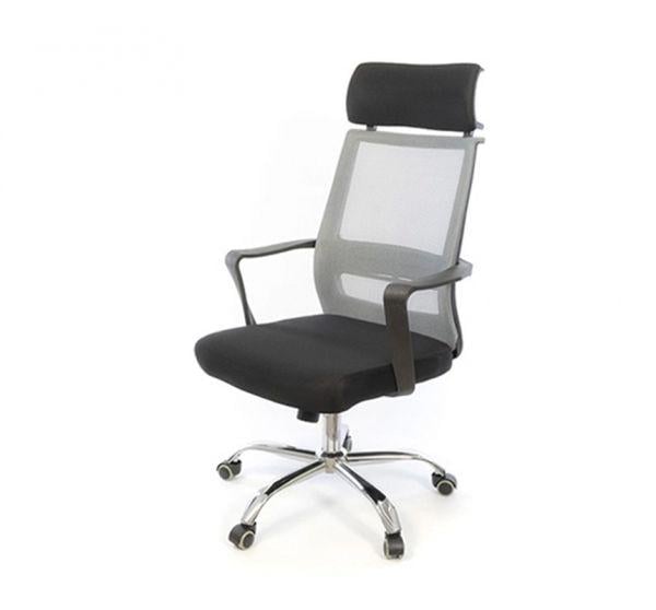 Кресло офисное АКЛАС Крокус CH TILT Черный/Серый (1611373)