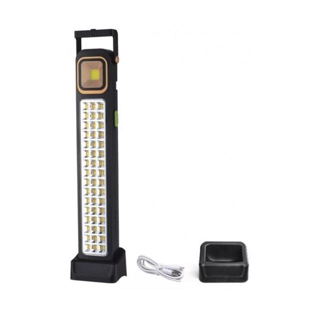 Фонарь кемпинговый HEL-6866T 3600 mAh с солнечной панелью (15467511)