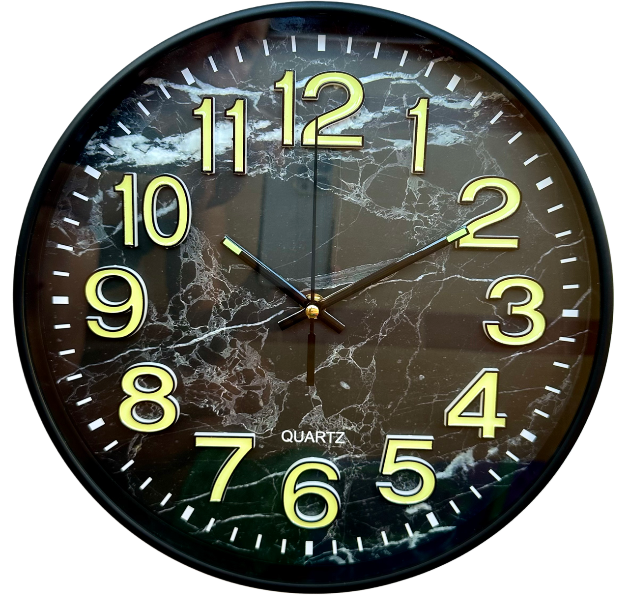 Часы настенные фосфорные бесшумные Ph-06-B 30 см Черный (2762708355)