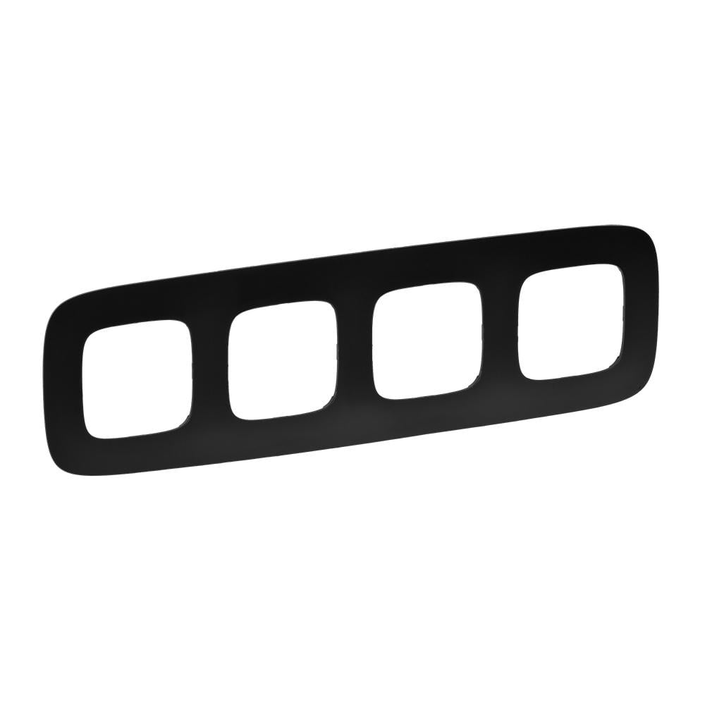 Рамка Legrand Valena Allure 4-постовая Черный (754404)