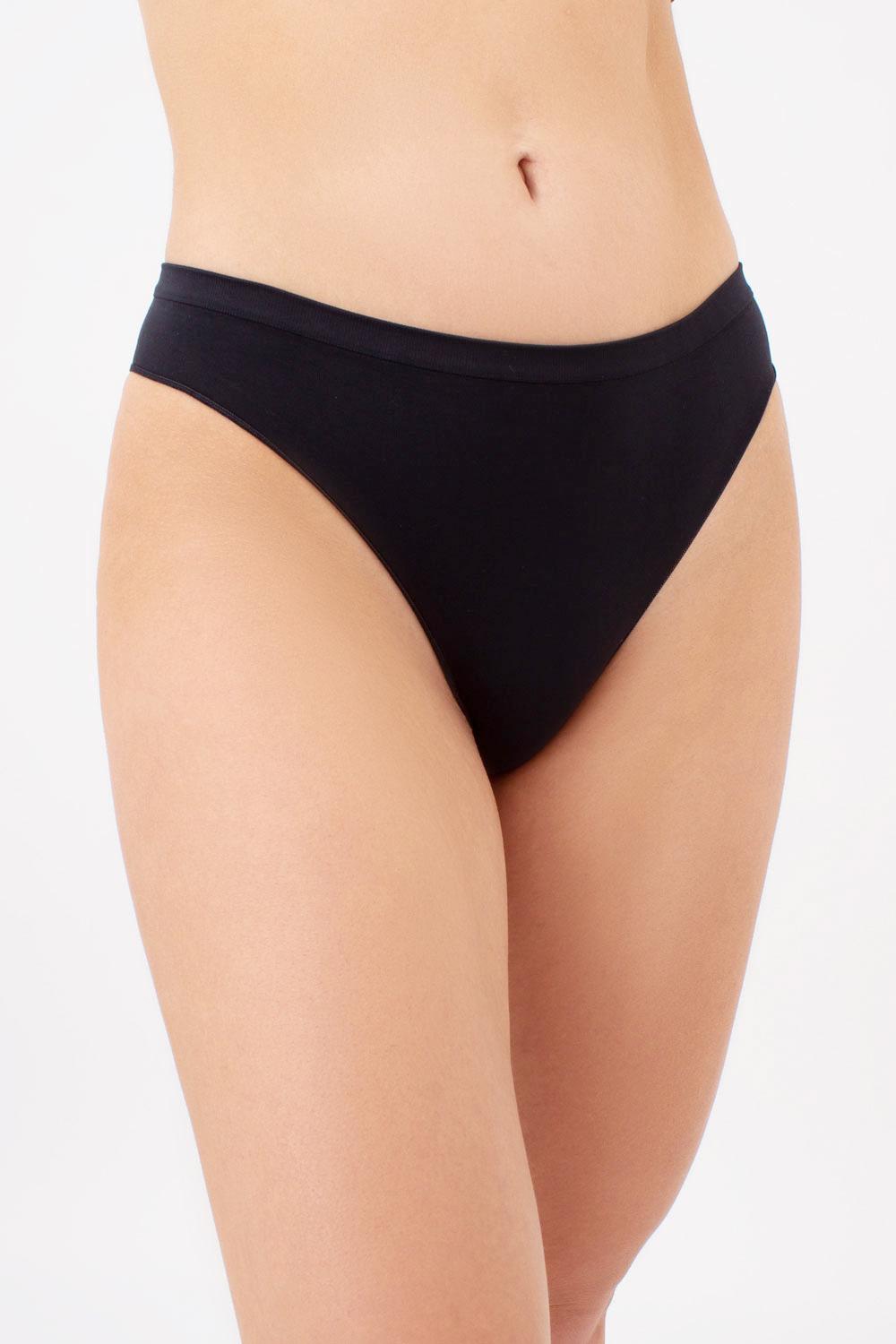 Труси бразиліана жіночі Giulia BRASILIAN BRIEFS безшовні S/M Black (4823116909007)