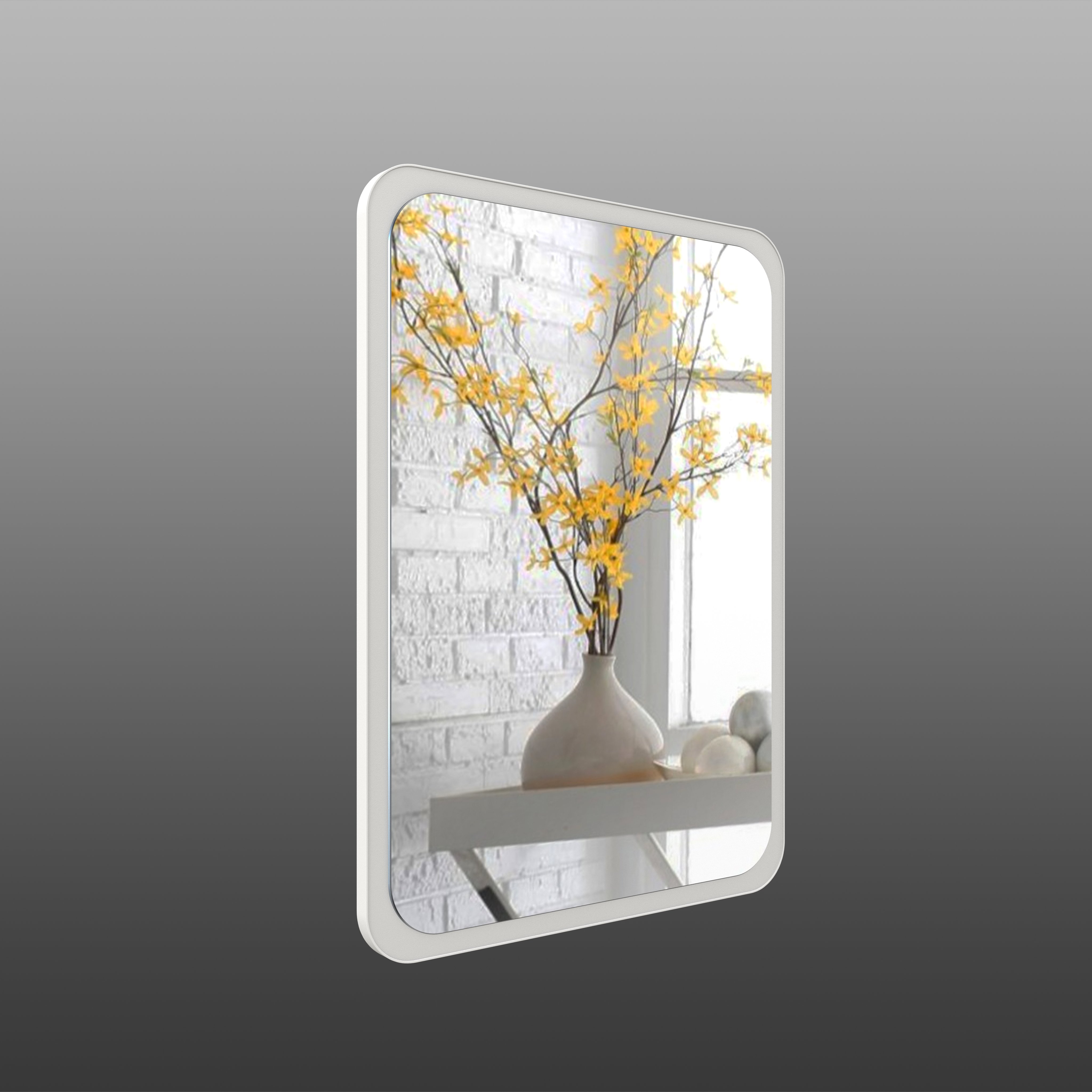 Зеркало настенное Art-Com 700х500 мм Белый (ZN 3)