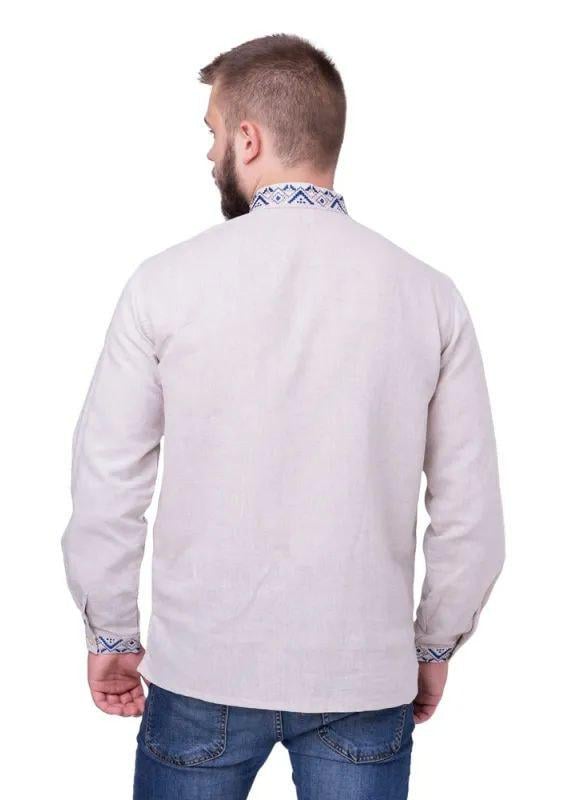 Вышиванка мужская р. 46 Серый (372) - фото 4 Вышиванка мужская р. 46 Серый (372) - фото 4