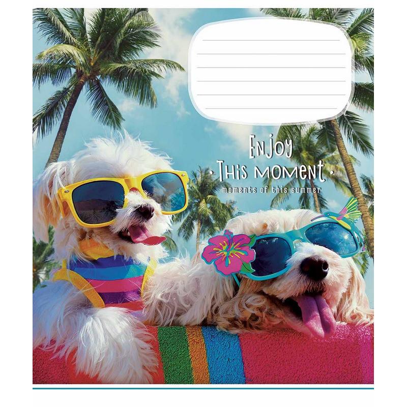 Зошит учнівський "Enjoy this moment" 012-2896L-3 в лінію 12 аркушів