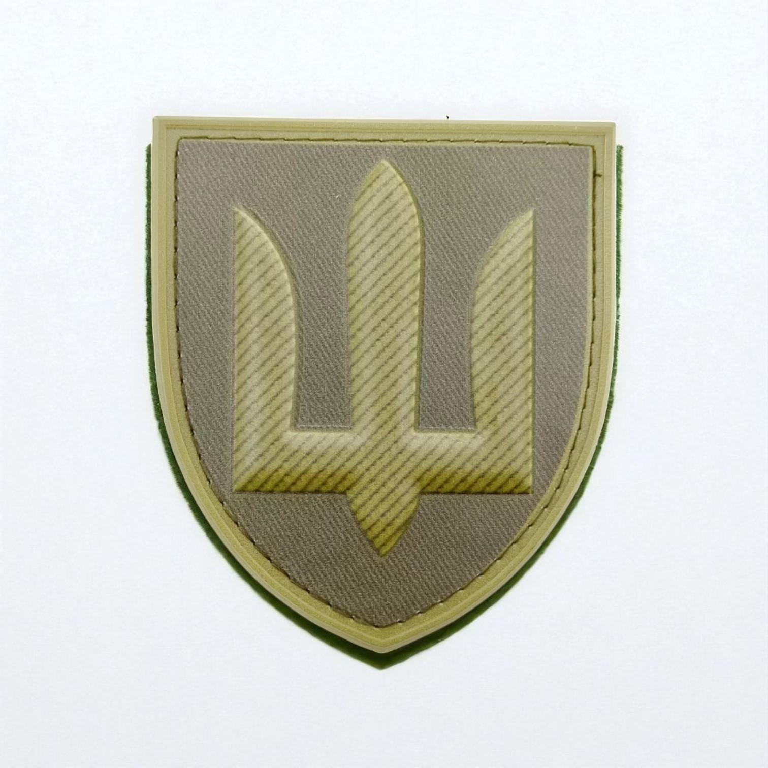 Шеврон общевойсковой олива трезубец ВСУ (29116643)