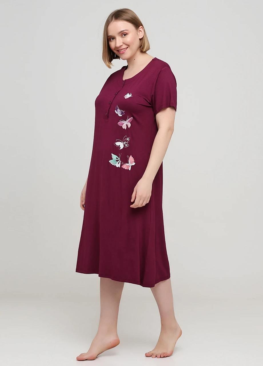 Платье Romeo Life вискоза 3XL Бордовый (7115-06-3XL)