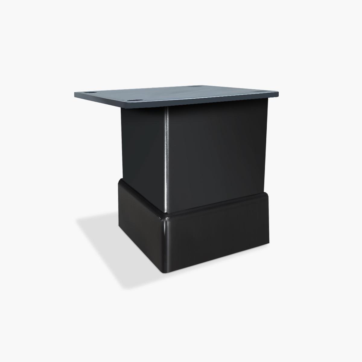 Ножка мебельная Bravo Tower 40х40х50 мм Черный - фото 1 Ножка мебельная Bravo Tower 40х40х50 мм Черный - фото 1