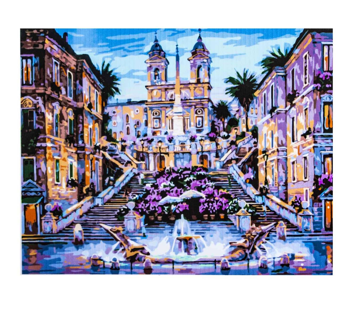 Картина по номерам Дома с красками и кистями 40х50 см Multicolor (968037536) Картина по номерам Дома с красками и кистями 40х50 см Multicolor (968037536)