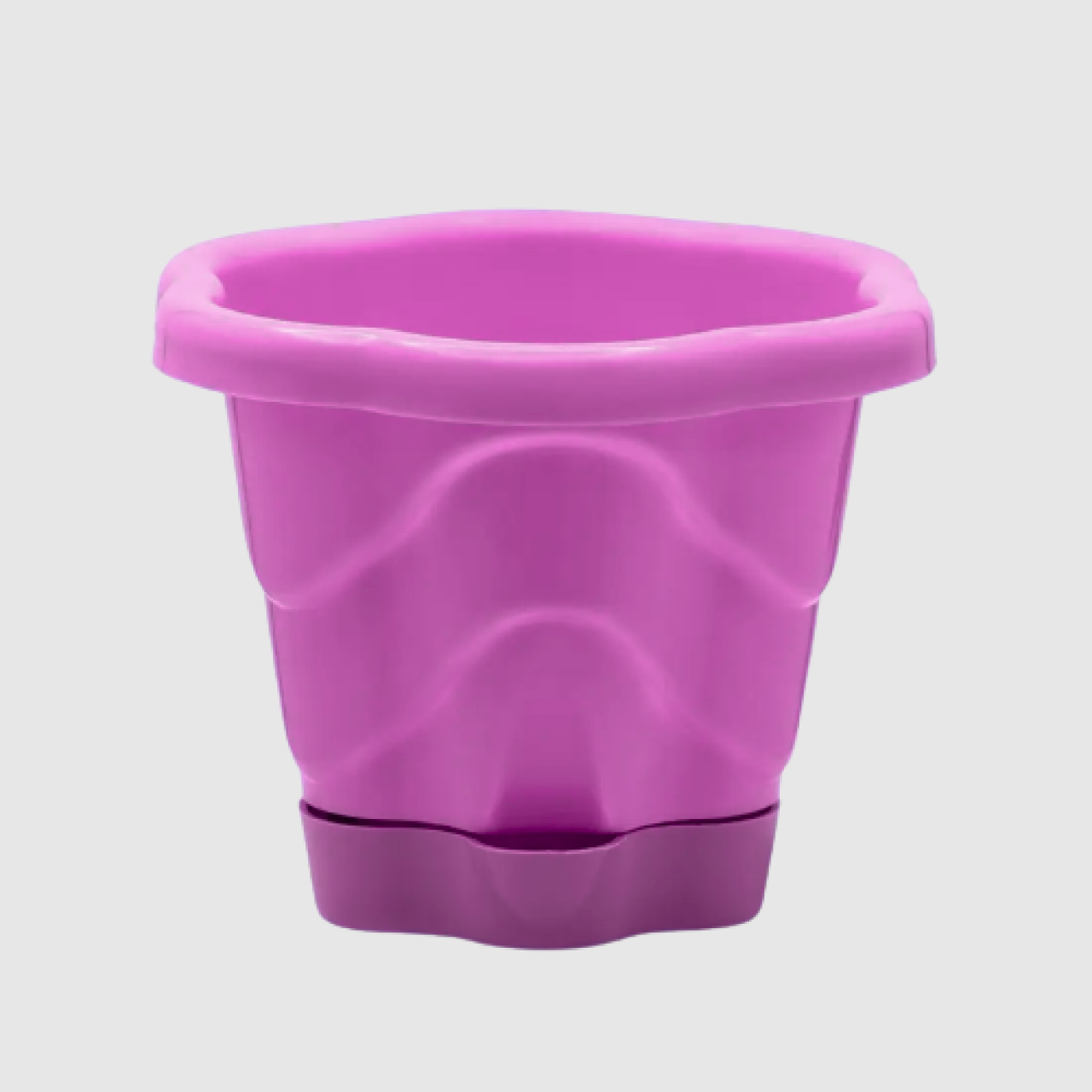 Вазон Фіалка 15 см Фуксія (29704) - фото 2 Вазон Фіалка 15 см Фуксія (29704) - фото 2