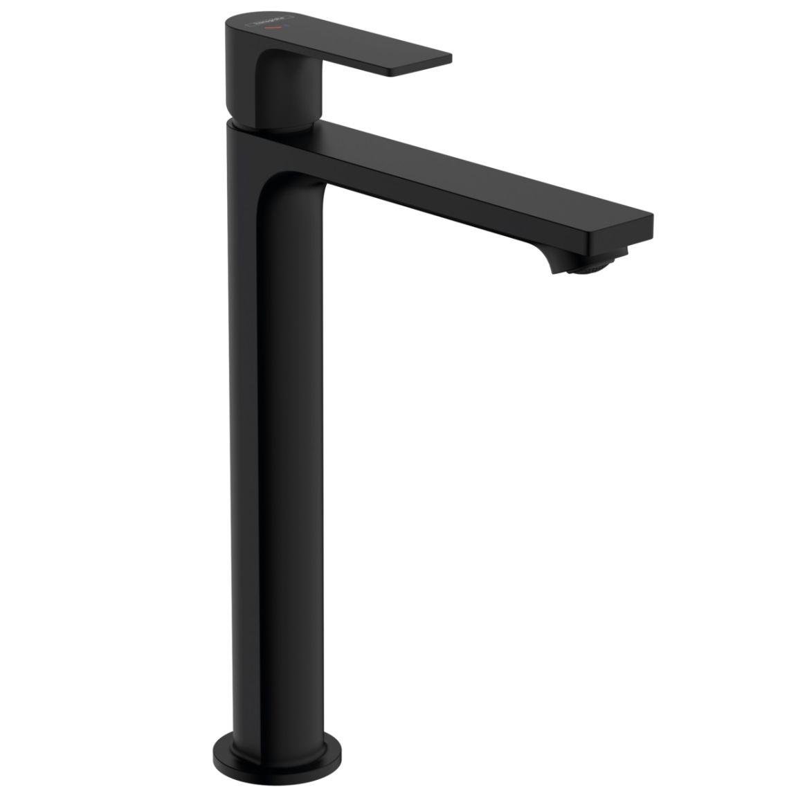 Змішувач для умивальника Hansgrohe Rebris E 72581670 високий одноважільний Чорний (148984)