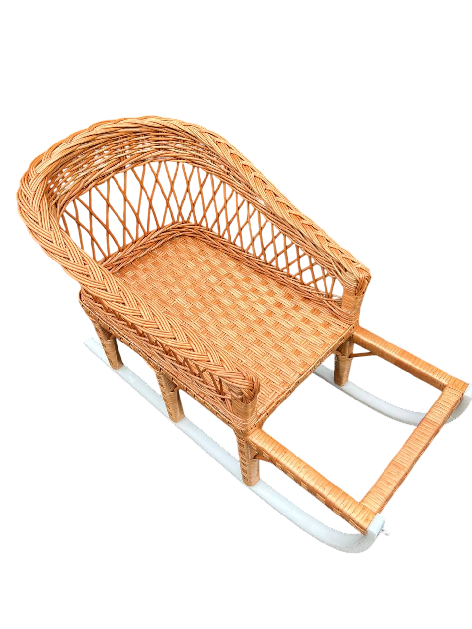 Санки із лози для дітей плетені Сімейний Затишок Коричневий