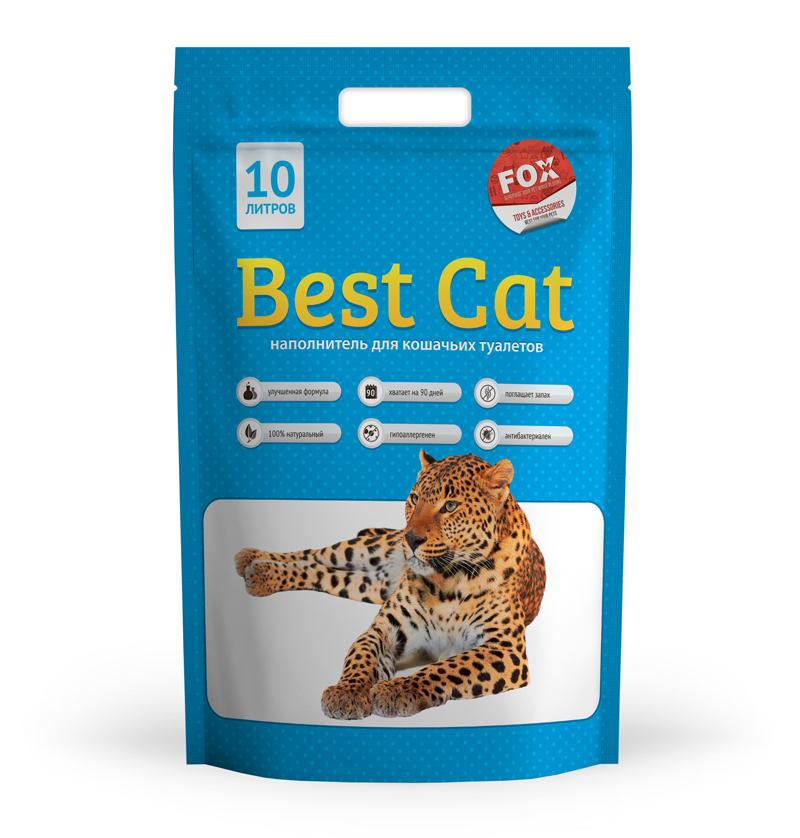 Наполнитель силикагелевый Best Cat 10 л Blue Наполнитель силикагелевый Best Cat 10 л Blue