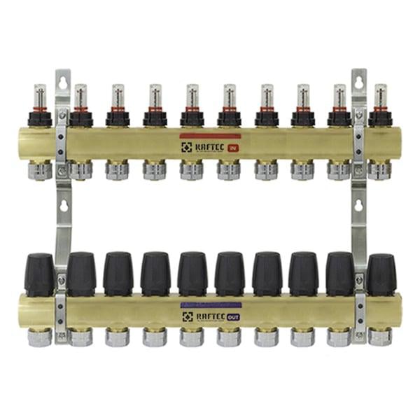 Колектор з витратомірами Raftec 1"x10 LCR-1.10 (4548622)