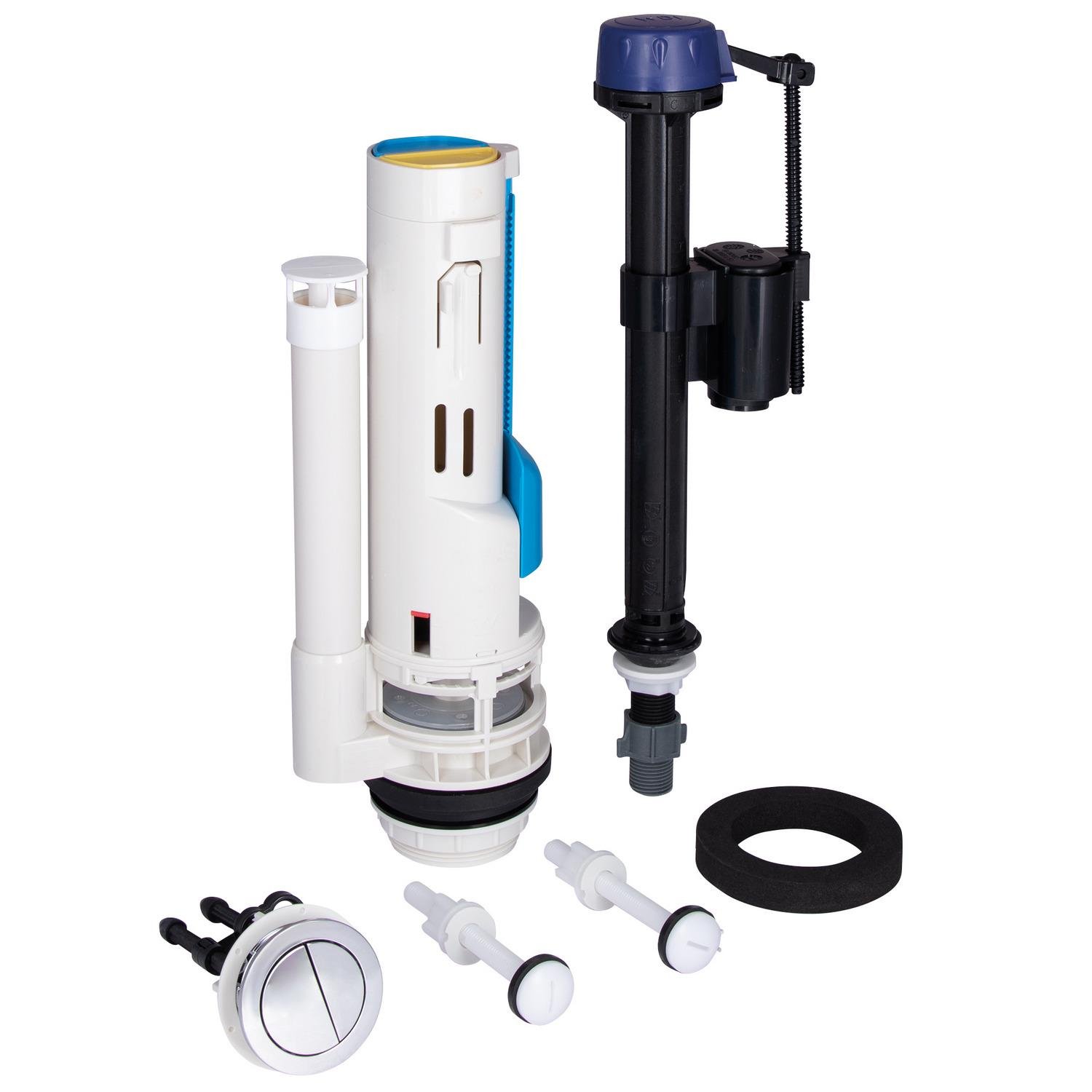 Комплект арматуры для бачка унитаза Q-tap ​​QT066HY1CHR 1/2" (163835)