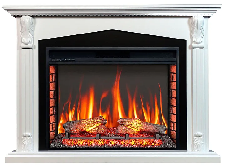 Электрокамин ArtiFlame Praga AF33 светодиодный Белый (31022553)