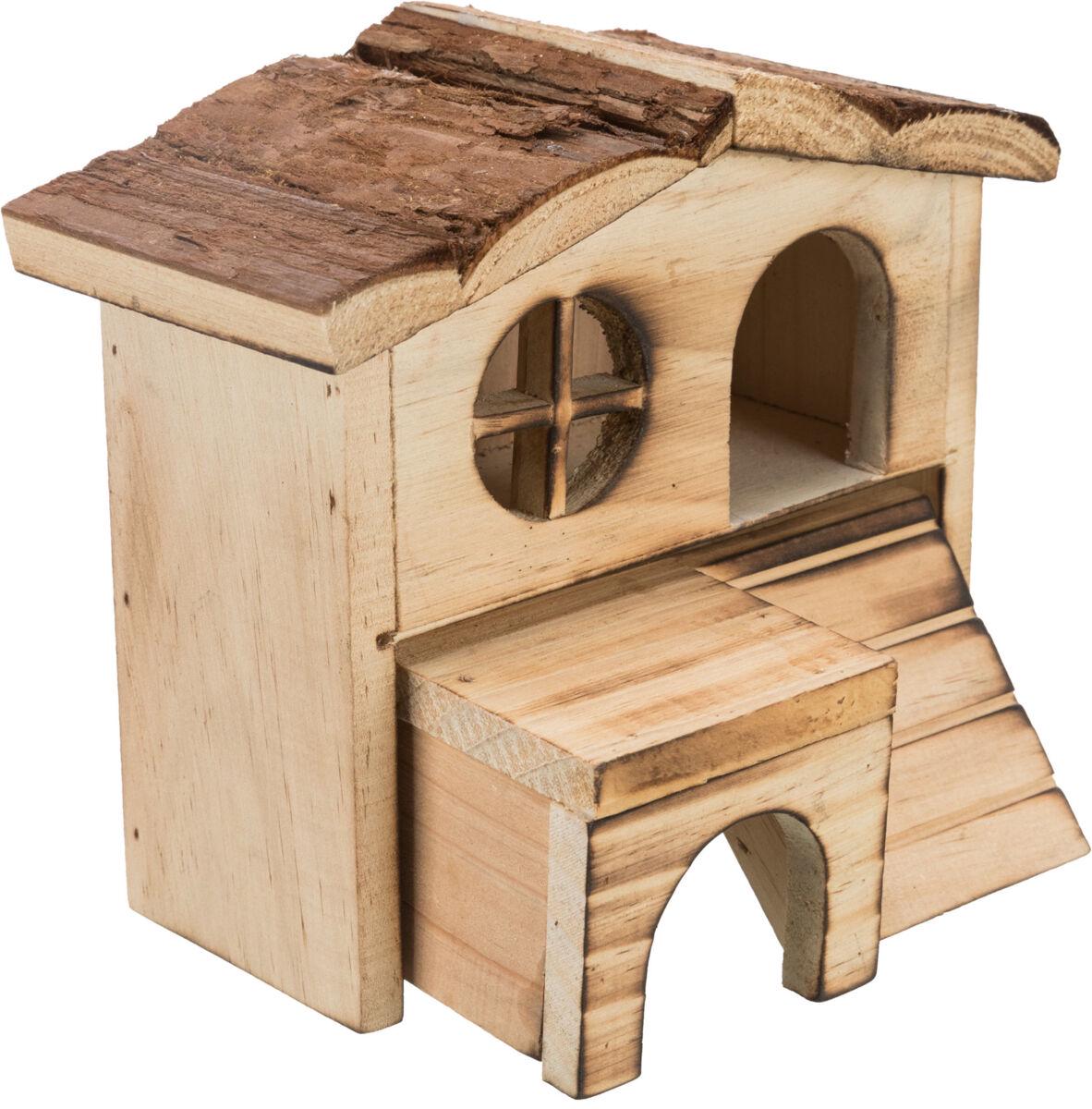 Домик Trixie Kasja двухэтажный для грызунов 18х16х12 см (TX-61960) - фото 3 Домик Trixie Kasja двухэтажный для грызунов 18х16х12 см (TX-61960) - фото 3