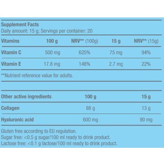 Хондропротектор для спорта BioTechUSA Collagen 300 г 20 порций Black Raspberry - фото 2