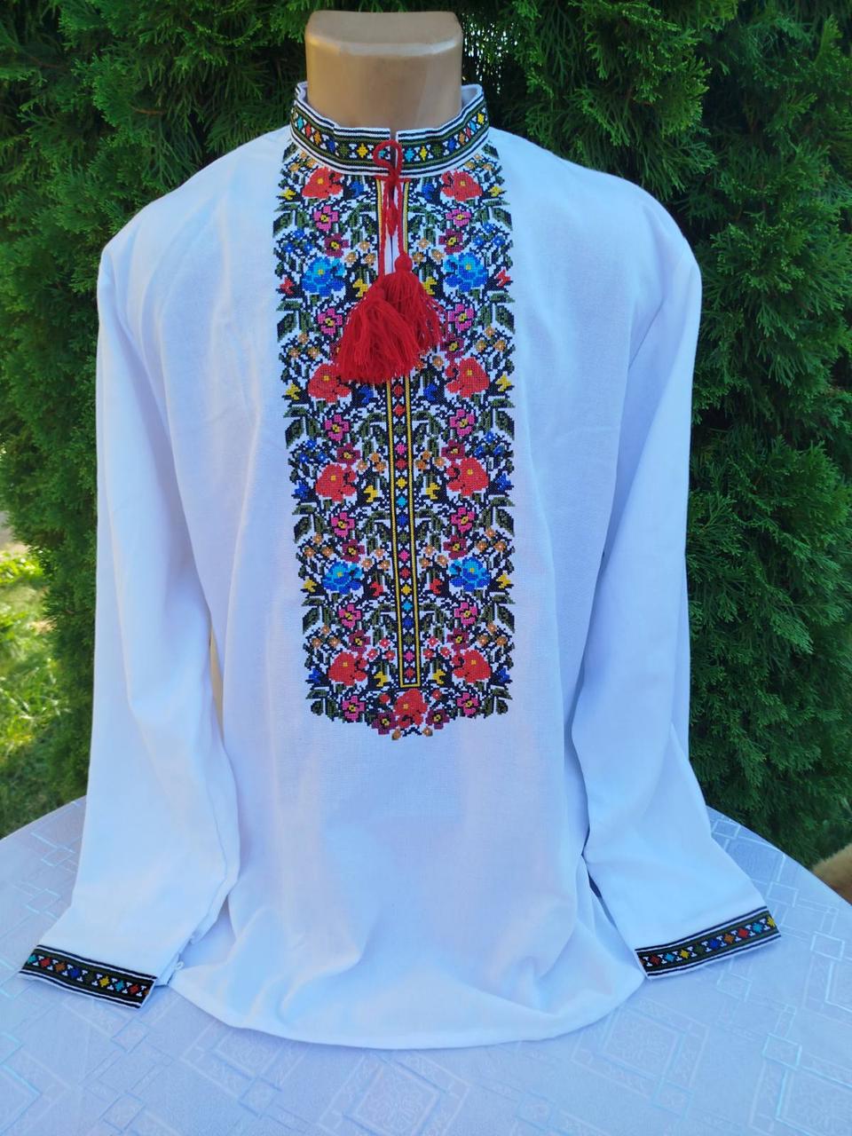 Вишита сорочка чоловіча Борщівка р. 58 (29378692)