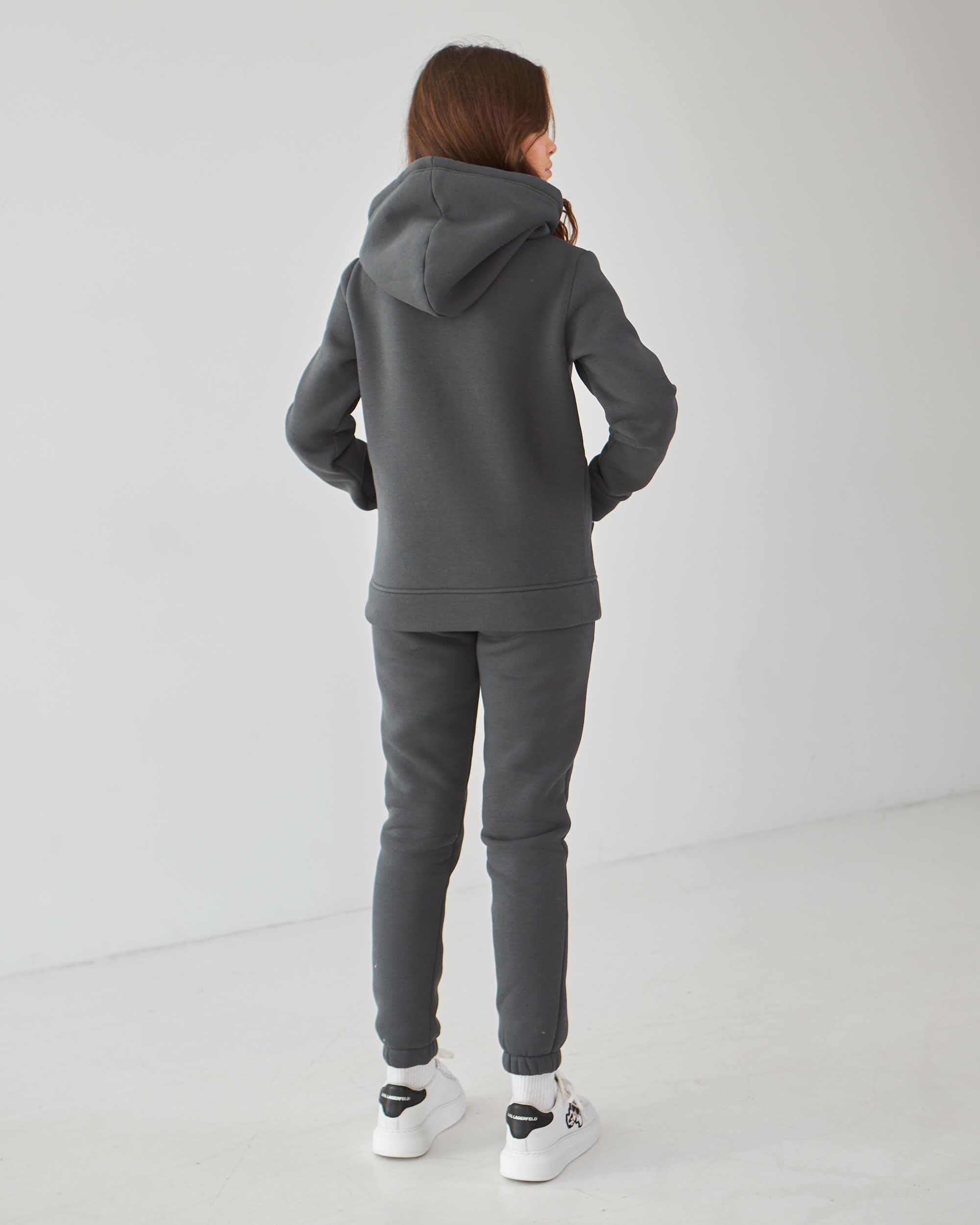 Костюм для девушек подростковый Diва 3333 утепленный 152 см XS Графитовый - фото 3 Костюм для девушек подростковый Diва 3333 утепленный 152 см XS Графитовый - фото 3