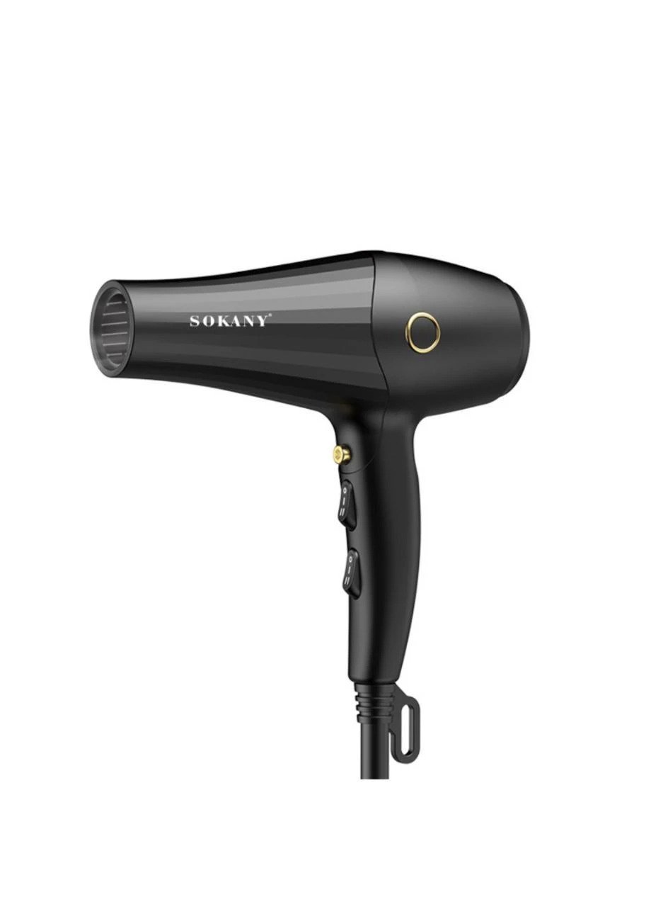 Фен для сушіння волосся Sokany з концентратором 2600 Вт холодний обдув 2 швидкості 3 режими (accf2193)