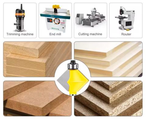 Фрезы для сращивания 90 градусов Ø 38,1 мм хвостовик 8 мм 2 шт. (F588) - фото 5 Фрезы для сращивания 90 градусов Ø 38,1 мм хвостовик 8 мм 2 шт. (F588) - фото 5