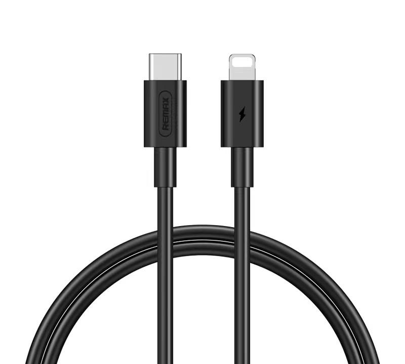 Кабель Remax Marlik Type-C to Lightning PD 20W 1 м Черный (RC-175i-b)