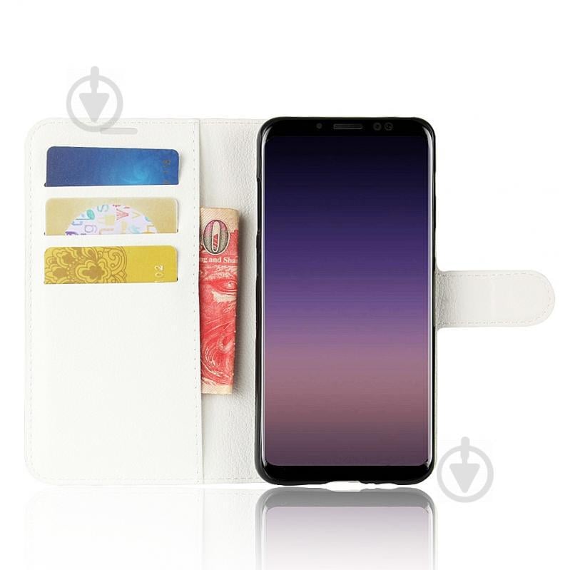 Чехол-книжка Litchie Wallet для Samsung A730 Galaxy A8 Plus 2018 White (lwwh0206)