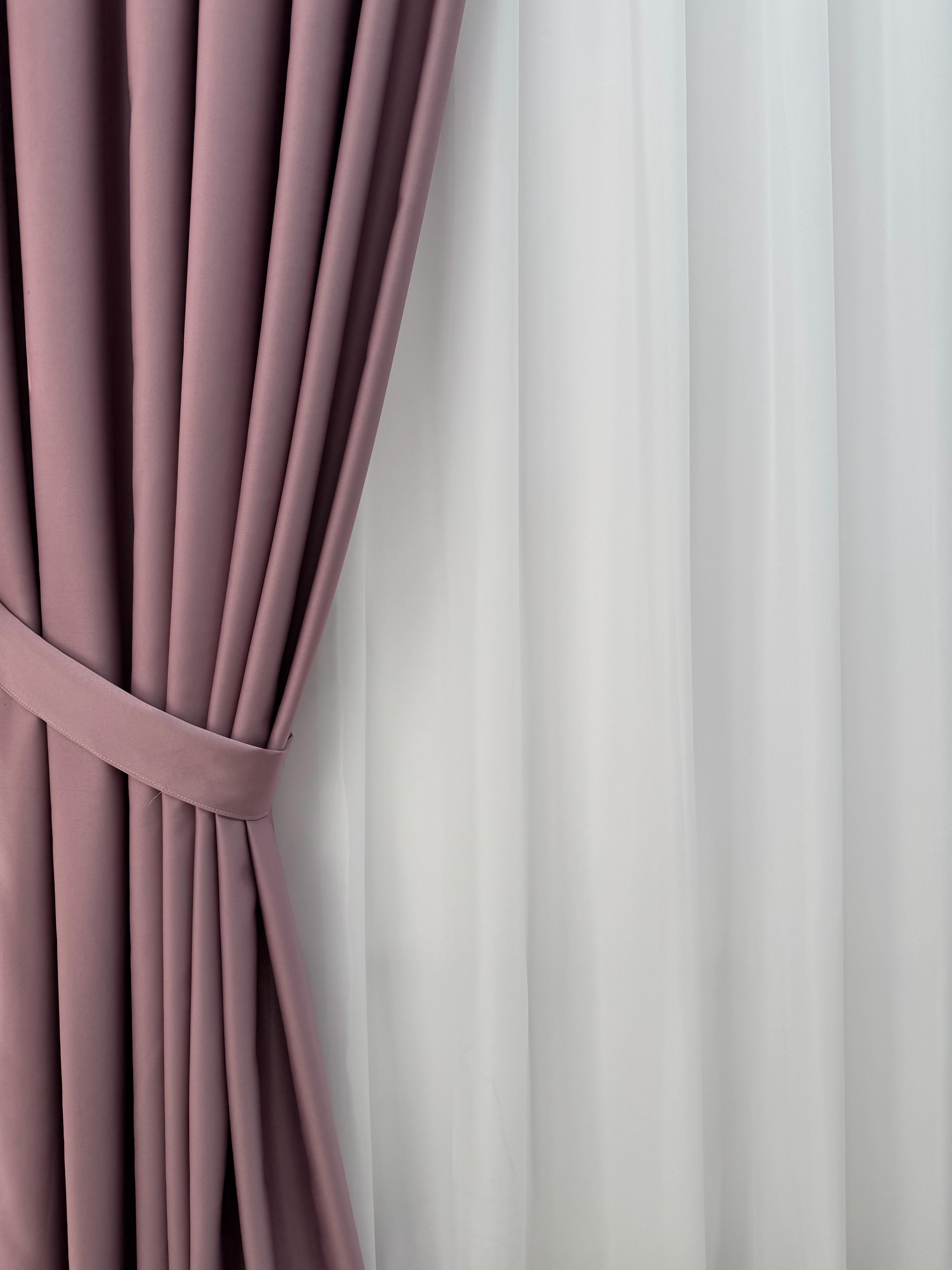 Штора блекаут на тасьмі 6 см 150х270 см Лавандовий (11916987) - фото 2 Штора блекаут на тасьмі 6 см 150х270 см Лавандовий (11916987) - фото 2