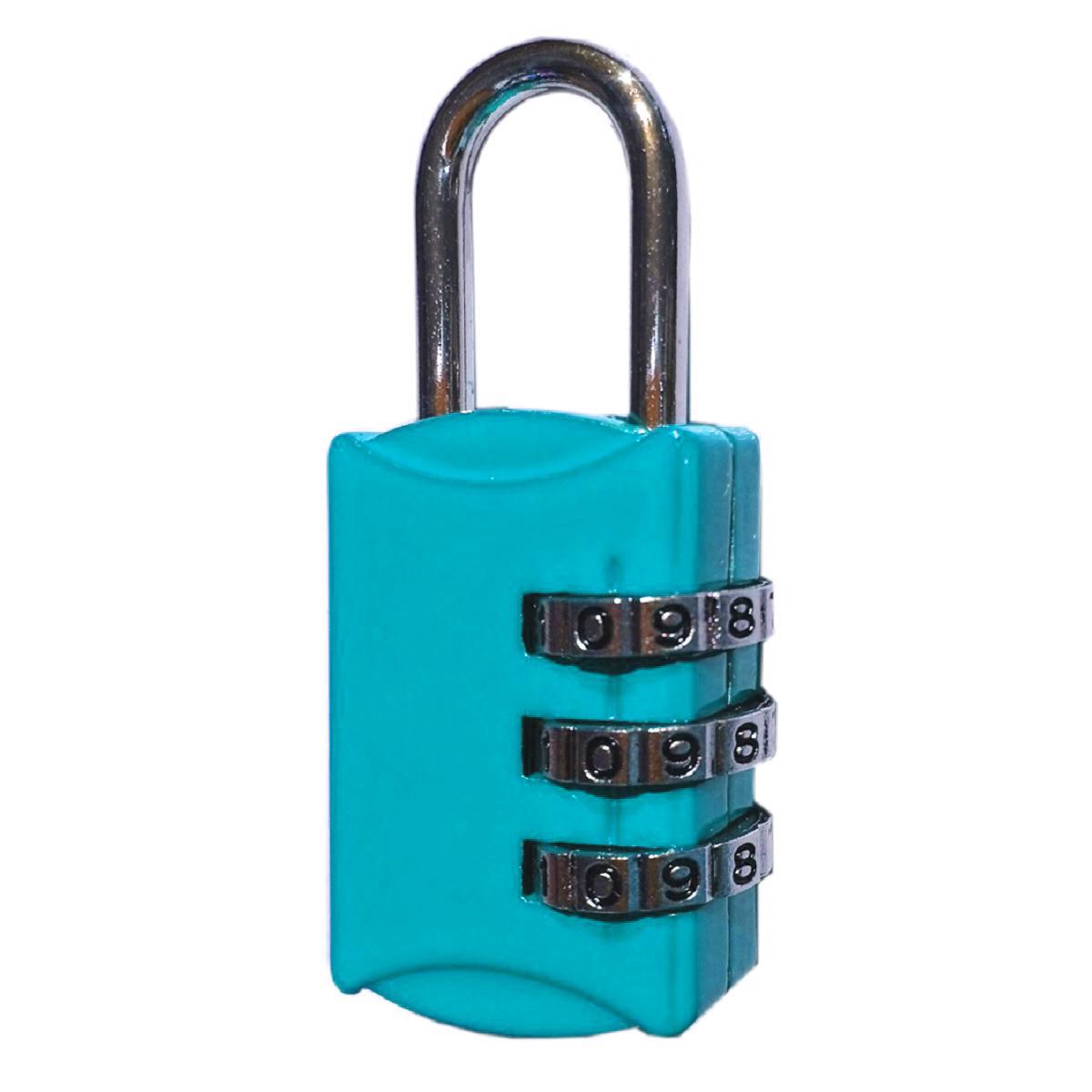 Замок навесной с кодом 23 мм Голубой (Z-16-66-LB)