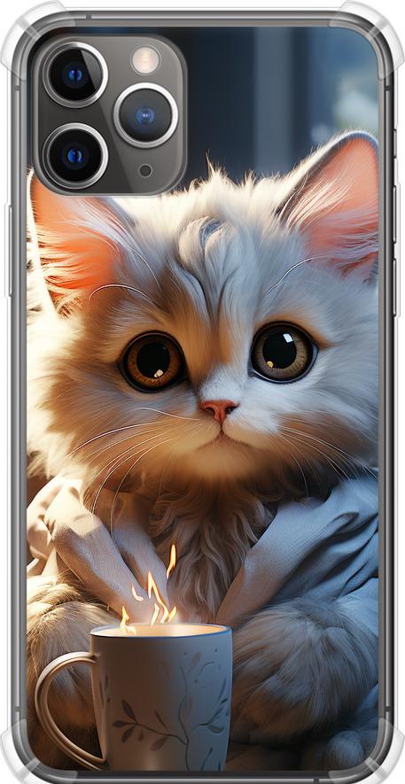 Чехол на iPhone 11 Pro White cat (5646sp-1788-42517)